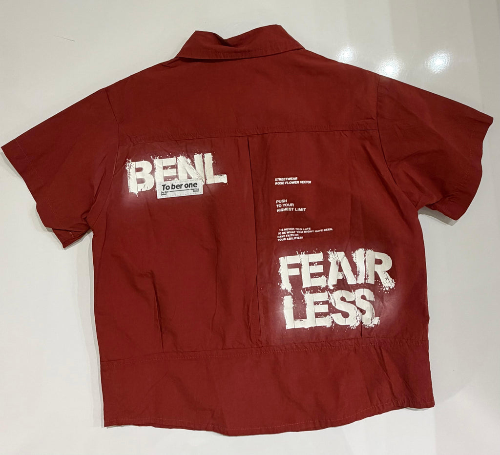 Fearless Urban Utility Short Sleave Boxy Shirt